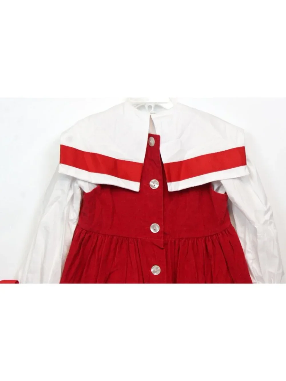 Chocolate Soup Fast Friends Dress 6 Holiday Classic Sailor Nautical Xmas Corduro